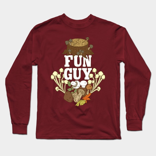 Funny Morel Mushroom Hunting Gift Long Sleeve T-Shirt by USProudness